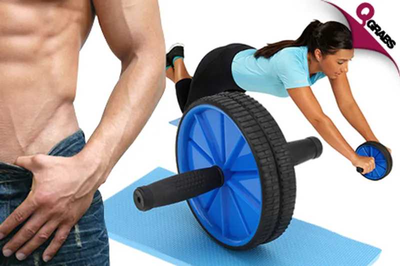From QR35, Tone That Tummy with an AB Roller & Mat! (Up to QR160 Value)